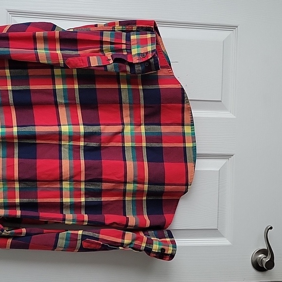 U.S. Polo Assn. Men's Plaid Button Up Long Sleeve Shirt - Picture 8 of 12